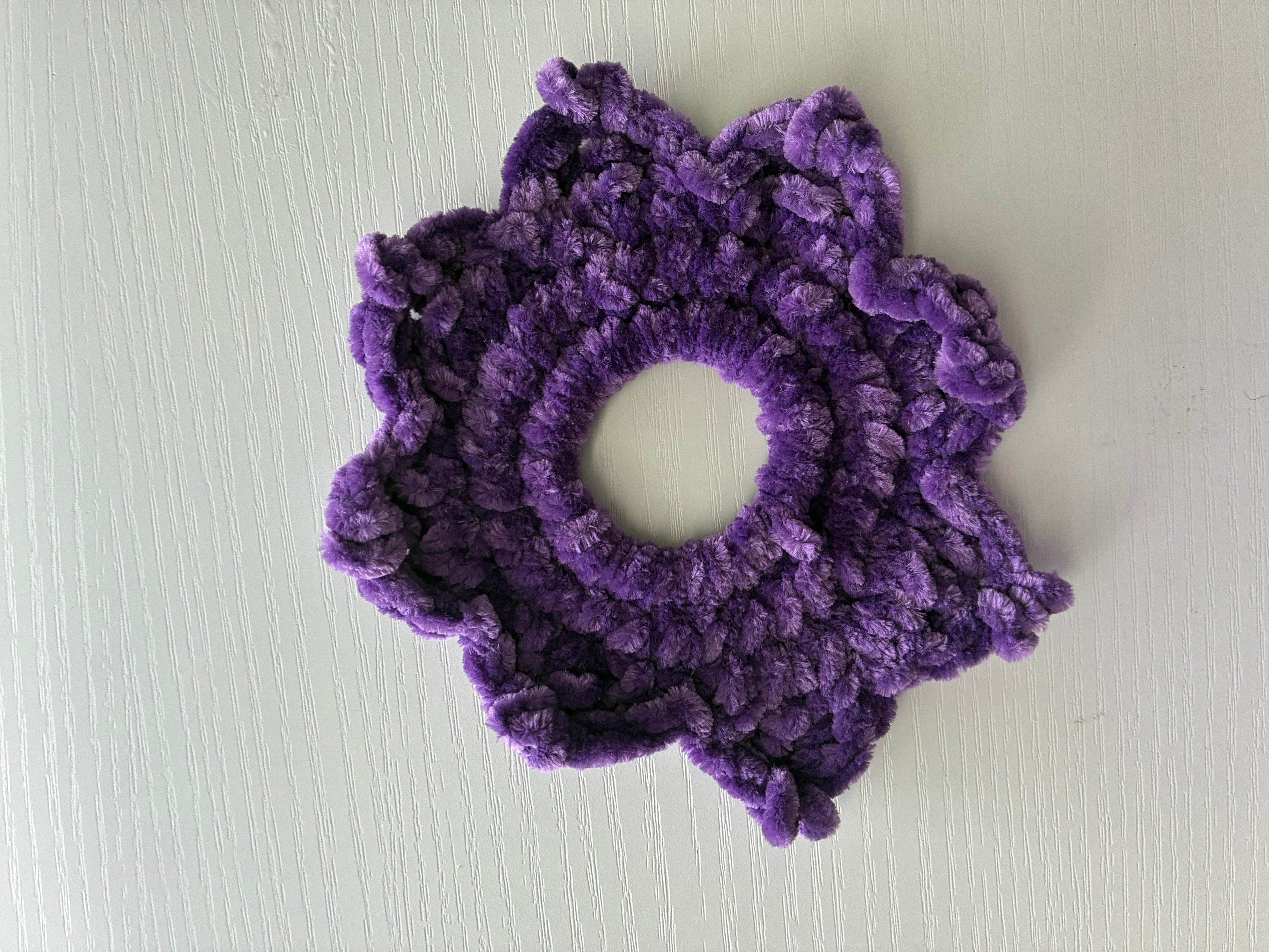 Crochet scrunchies