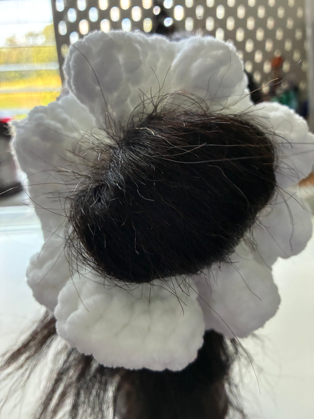 Crochet scrunchies