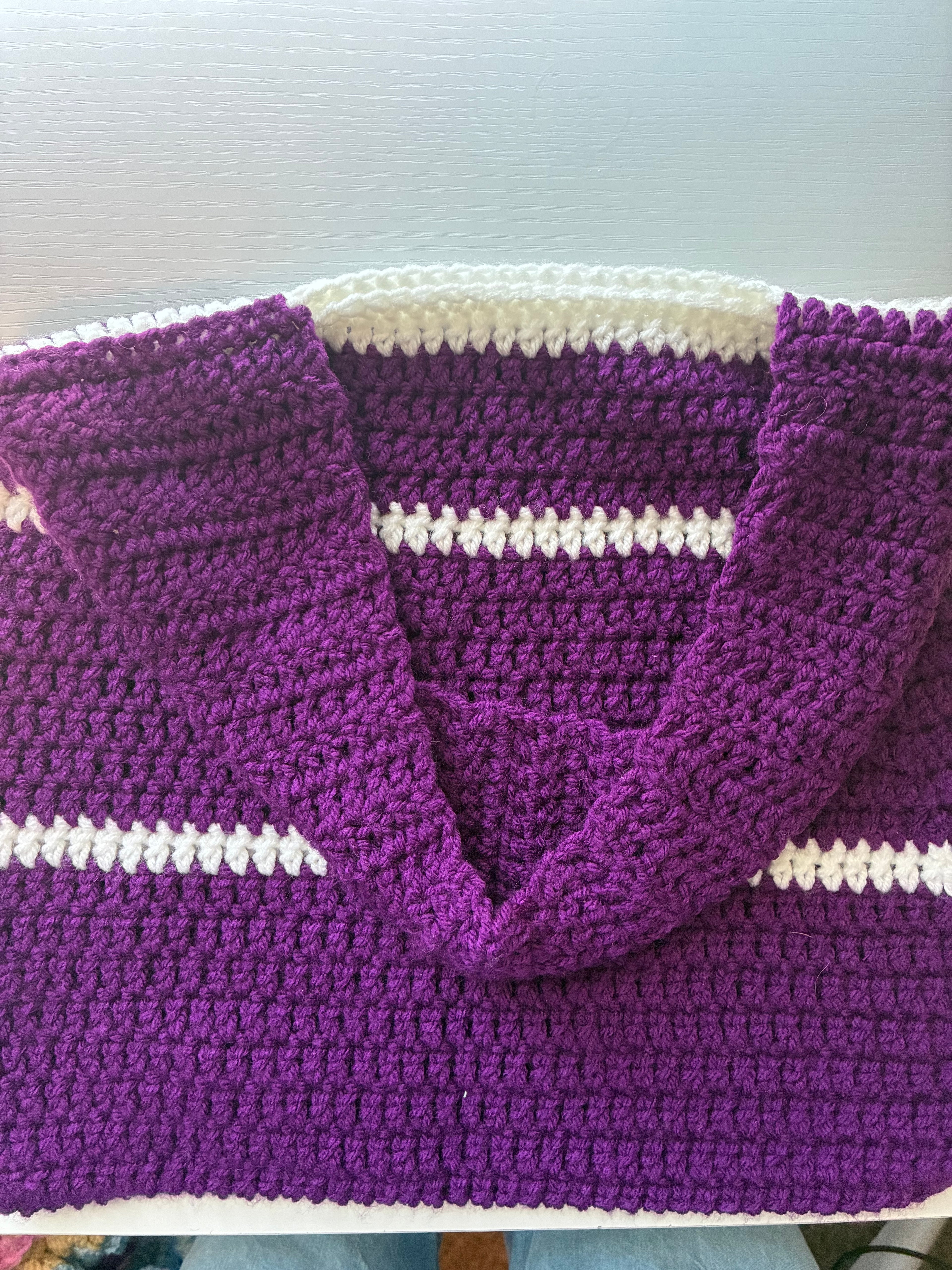 Crochet tote bag