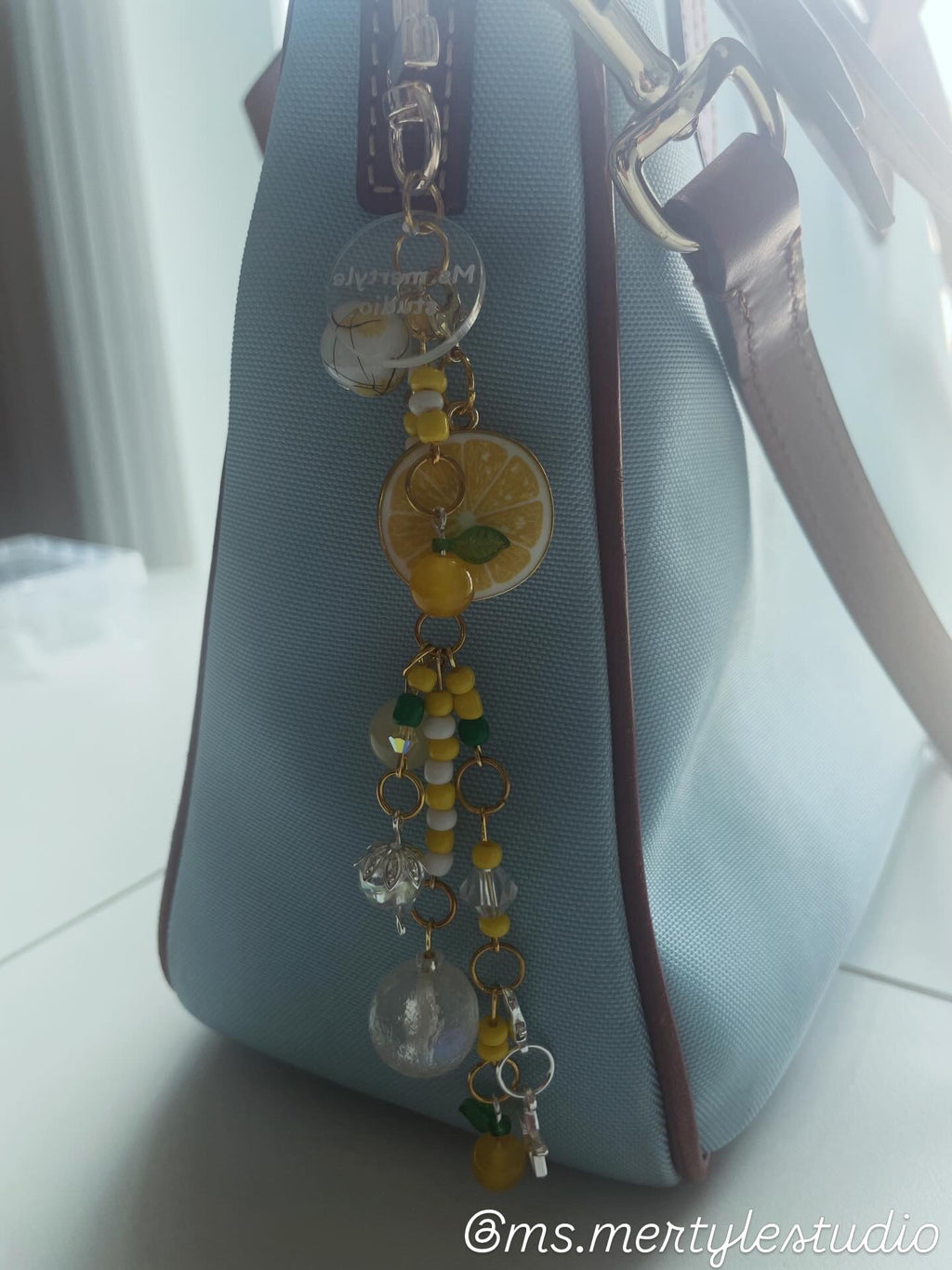 LEMON BAG KEYCHAIN