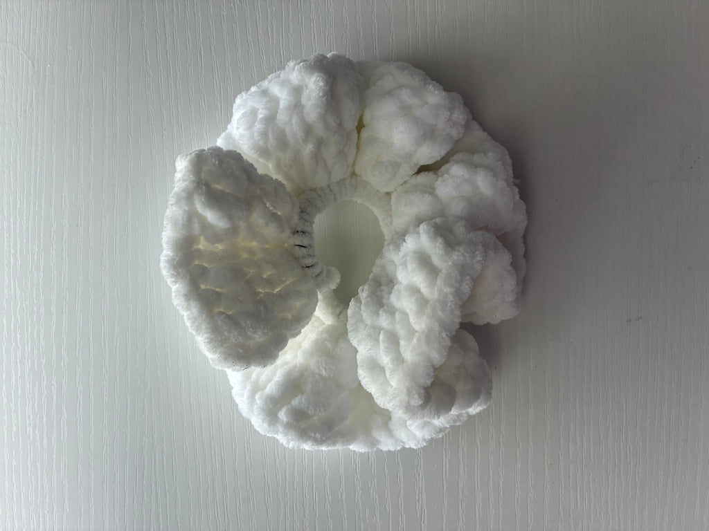 Crochet scrunchies