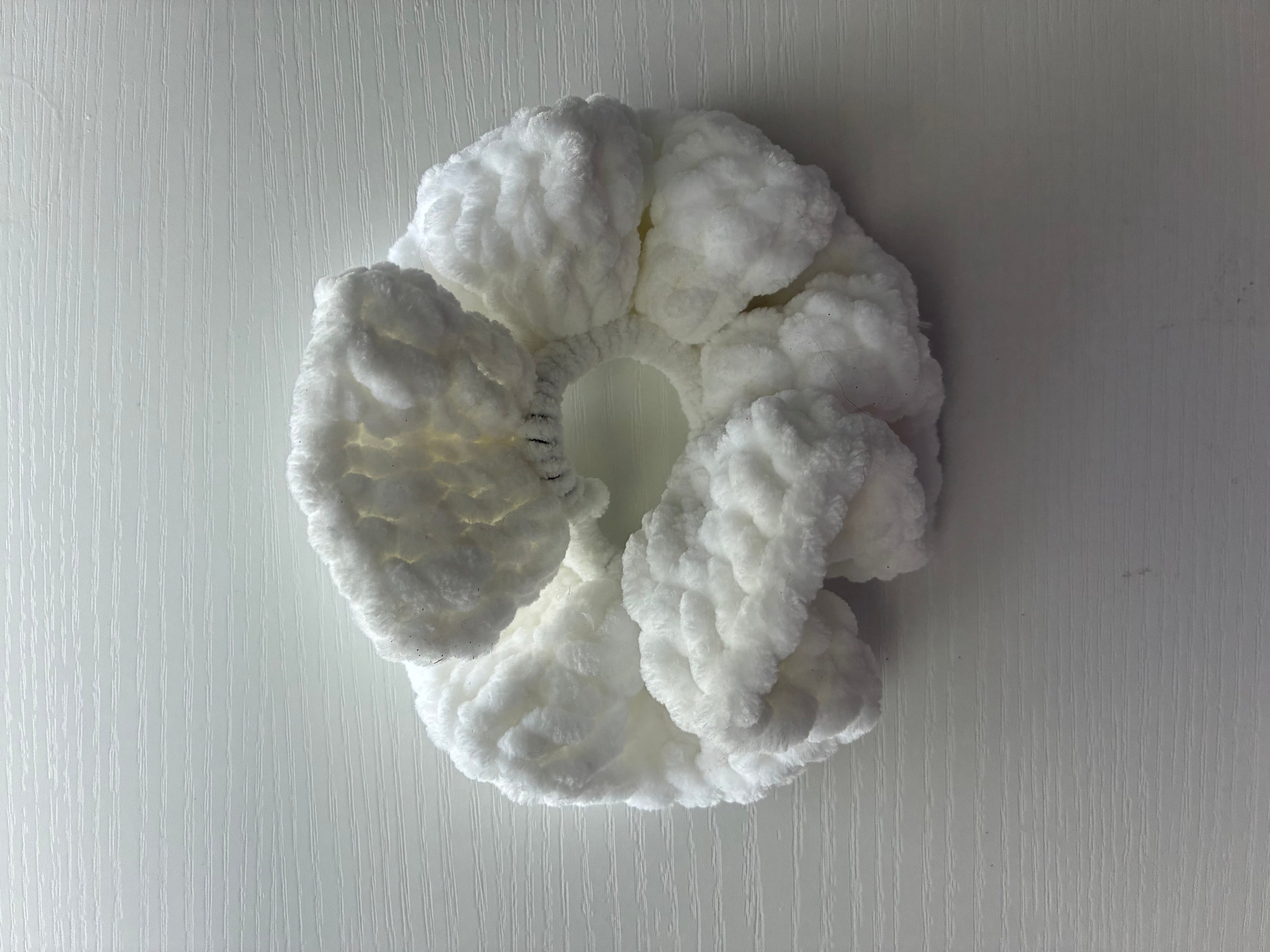 Crochet scrunchies