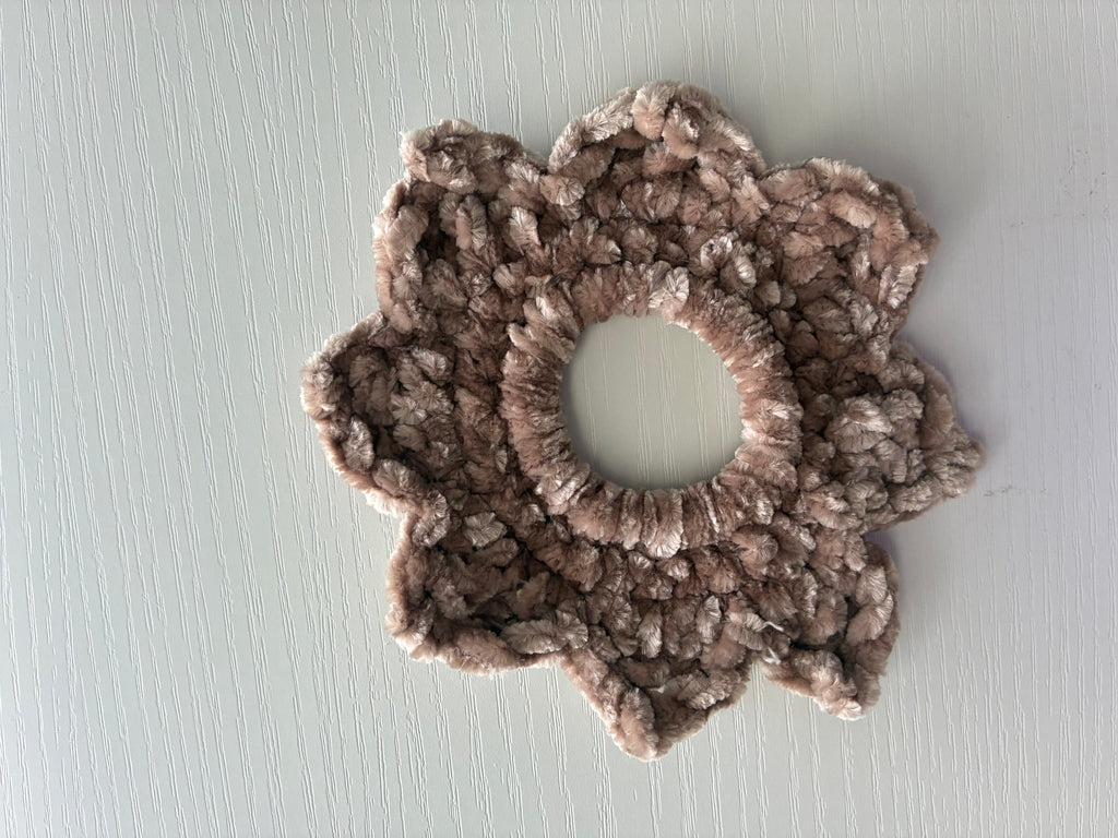 Crochet scrunchies