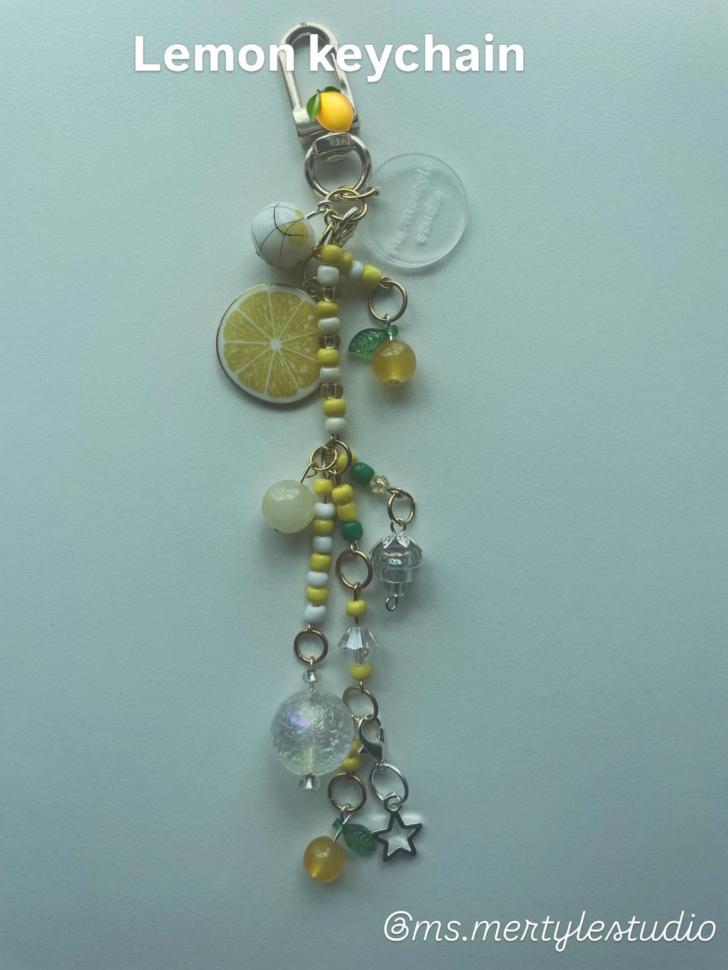LEMON BAG KEYCHAIN