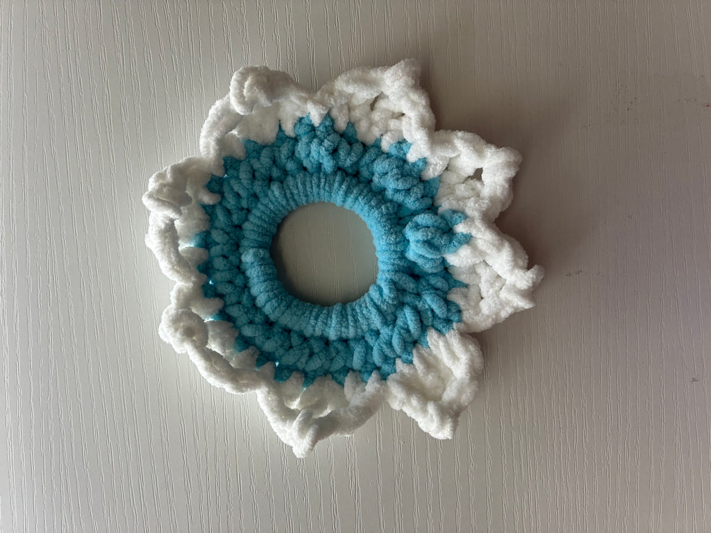 Crochet scrunchies