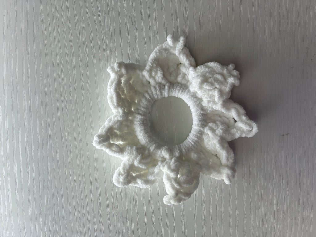 Crochet scrunchies