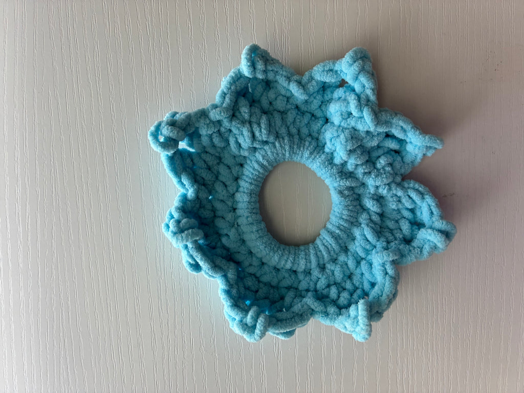Crochet scrunchies