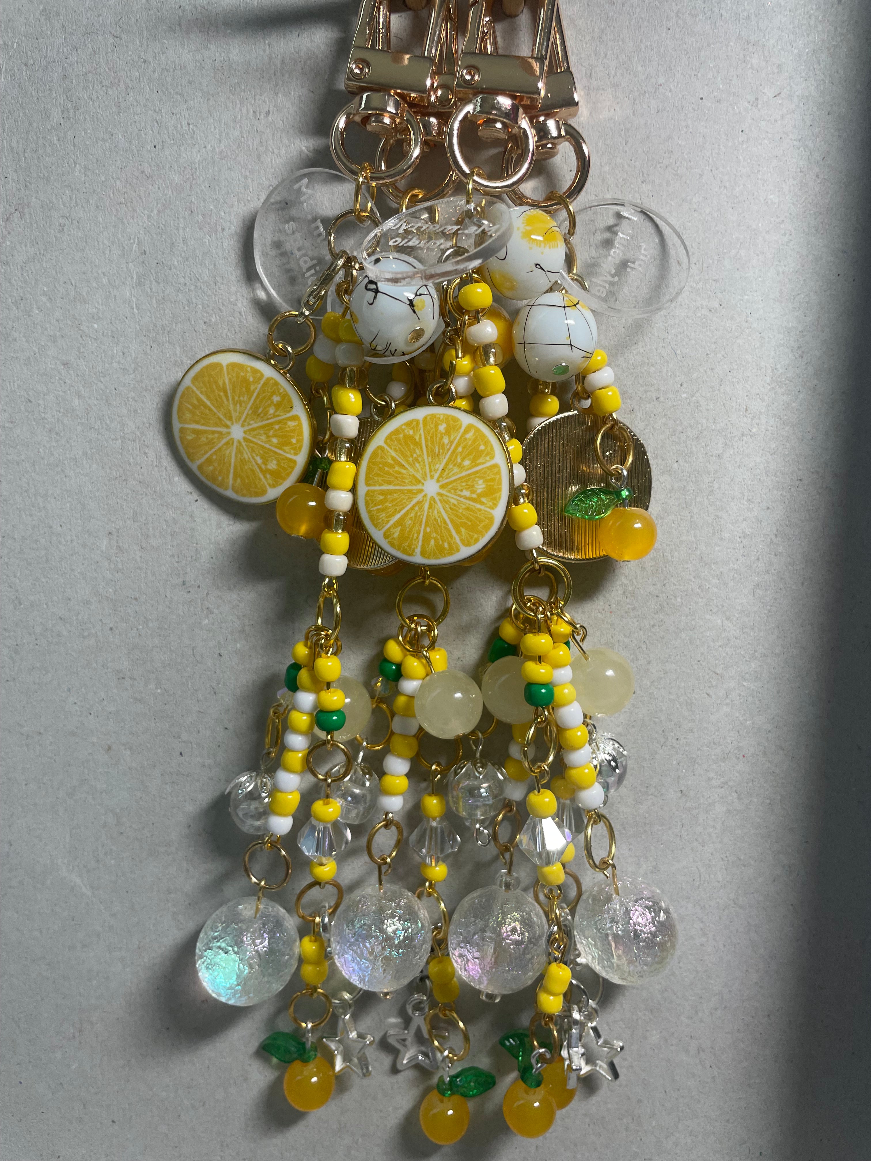 LEMON BAG KEYCHAIN